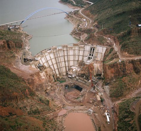 dam construction Scene Structure, Dam Construction, Construction Images, Civil Engineering, Grand Canyon, Natural Landmarks, Architecture, Building, Quick Saves