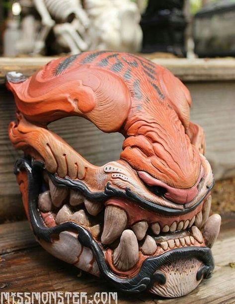 Tiger Oni Mask, Tiger Mask Drawing, Japanese Dragon Mask, Oni Costume, Oni Monster, Chinese Dragon Mask, Chinese Monster, Tiger Monster, Dragon Masks