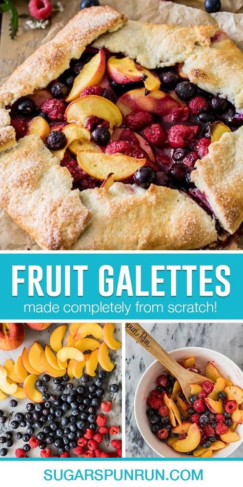 Berry Gallette Recipe Easy, Low Cal Pie Recipe, Rustic Fruit Tart, Cherry Gallette Recipe Easy, Blackberry Gallette Recipe, Blackberry Galette Recipe, Gallete Recipe Desserts, Rustic Pie Recipes, Summer Gallete Recipe