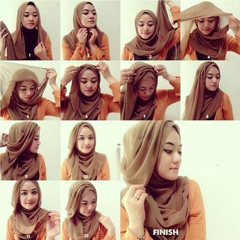 Really Simple Hijab tutorial Hijab Without Cap, Square Hijab Tutorial, How To Wear Hijab, Tutorial Hijab Pashmina, Simple Hijab Tutorial, Simple Hijab, Modern Hijab, Hijab Style Tutorial, Stylish Hijab