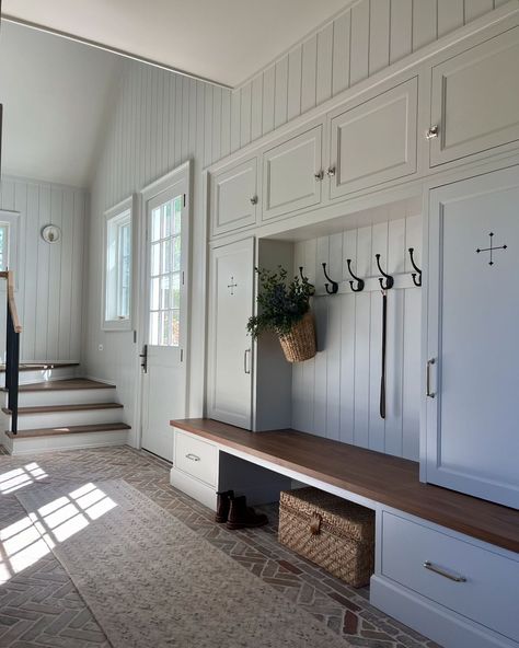 Jean Stoffer (@jeanstofferdesign) • Instagram photos and videos Office Mudroom Combo, Laundry And Mud Room Combo, Breezeway Mudroom, The Established Home, Garage Breezeway, Office Mudroom, Established Home, Jean Stoffer, Glen Lake