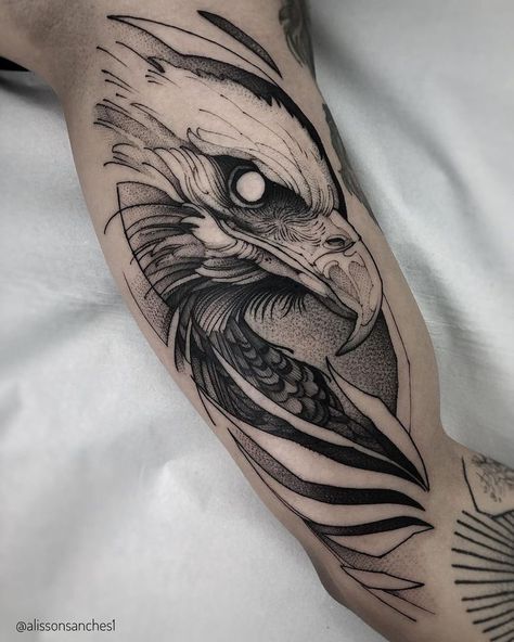 Dark Eagle Tattoo, Black Work Wolf Tattoo, Eagle Tattoo Arm, Tato Joker, West Tattoo, Traditional Tattoo Black And Grey, Eagle Head Tattoo, Best Tattoo Ideas For Men, Tier Tattoo