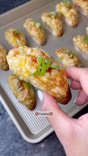 Crab Toast, Side Foods, Crab Bake, Foodie Breakfast, Cookie Pizza, Appetizer Ideas, Zucchini Fritters, Food Snacks, 3 Eggs