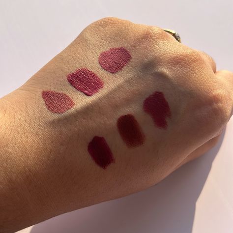 Must haves lipsticks for festive season 💄✨❣️ @loveearth_handmade @paccosmetic @forever52india @nyxcosmetics_in @reachedmars @facescanada (Festive lipsticks , affordable festive lipsticks , festive makeup , lipsticks for festive season , affordable red lipsticks , makeup obsessed, lipstick lover , forever 52 , nyx , faces Canada , loveearth , Mars cosmetics , pac cosmetics , lipstick swatch, lip swatch , red lipstick , red lip combo , explore , brown girl friendly , brown skin makeup ... Red Lip Combo, Festive Makeup, Brown Skin Makeup, Lip Combo, Lip Swatches, Lipstick Red, Lipstick Swatches, Festival Makeup, Red Lip