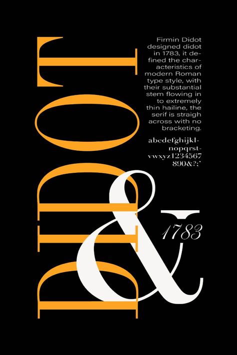 Typography typeface font didot didone graphic designing dark vcd poster Didot Typography Poster, Dark Mode Typography, Didot Font Poster, Typography Composition Design, Baskerville Poster, Didot Poster, Didot Typography, Fashion Typography Poster, Font Poster Design