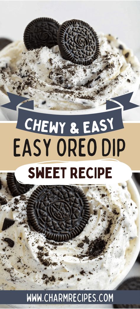 Easy Oreo Dip Oreo Cookie Dip Recipes, Easy Oreo Dip, Cream Cheese Dip For Cookies, Oreo Dessert Dip, Oreo Party Ideas, Dessert Dips Easy, Oreo Cheesecake Dip, Cookies And Cream Dip, Oreo Dip Recipe