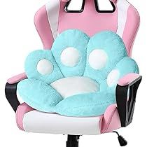 Kawaii Chair, Paw Cushion, Room Decor Blue, Office Floor, Cute Stuff, Lazy Sofa, Sofa Office, Cat Paw, Chair Cushions