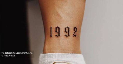 1992 Tattoo, Tattoo Font, Tattoo Design, Tattoo Quotes, Tattoo Designs, I Hope, Tattoos, Design, Art