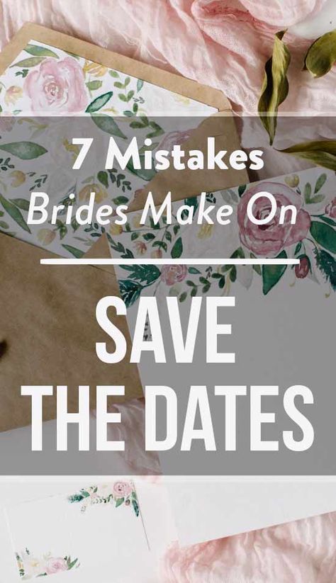 You're on your way to getting hitched (hooray!) and you need to let your friends and family know in style. Save the dates tell your loved ones when to mark their calendars and book their flights for your wedding day. This is the first step in announcing your upcoming marriage, so make it count and try to avoid these following mistakes. Save The Date Keepsake Ideas, Ideas For Save The Date, What To Put On Save The Date Cards, Wedding Invites And Save The Dates, Best Save The Date Ideas, Save The Day Wedding, Save The Date Online Invitations, Save The Date For Wedding, Save The Date Ideas Wedding