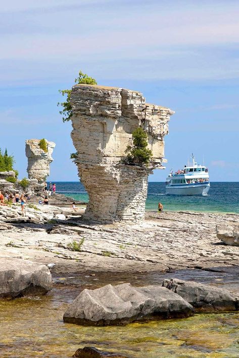 Bruce Peninsula - Visit The Bruce Peninsula - Visit Tobermory, Sauble Beach, Wiarton and Lions Head! Sauble Beach Ontario, Trailer Parks, Flowerpot Island, Tobermory Ontario, Sauble Beach, Bruce Peninsula National Park, Bruce Peninsula, Rv Resorts, The Grotto