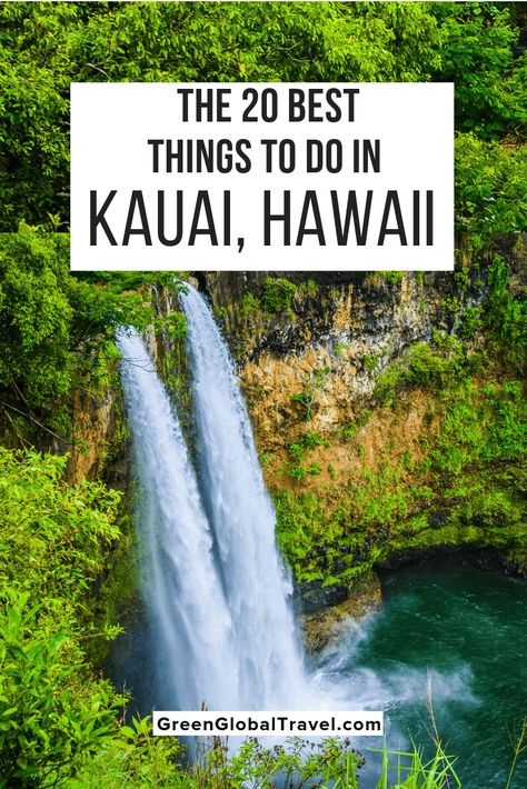 The 20 Best Things to Do in Kauai, Hawaii (For Nature Lovers) Kauai Things To Do, Things To Do In Kauai, Hawaii Hikes, Kauai Travel, Garden Island, Hawaii Kauai, Kauai Vacation, Hawaii Travel Guide, Visit Hawaii