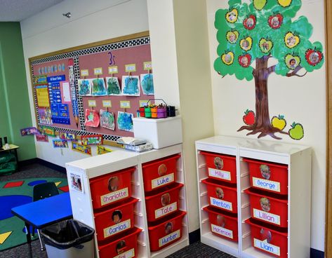 Elementary Organization: a classroom tour. Classroom Cubby Ideas, Elementary Organization, Second Week Of School, Student Cubbies, Preschool Cubbies, Cubby Labels, Cubby Ideas, Weather Graph, Target Gift Card