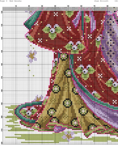 Foto Joan Elliott Cross Stitch, Russian Cross Stitch, Large Cross Stitch Patterns, Autumn Cross Stitch Patterns, Fillet Crochet Patterns, Cross Stitch Alphabet Patterns, Cross Stitch Fairy, Cross Stitch Angels, Cross Stitch Landscape