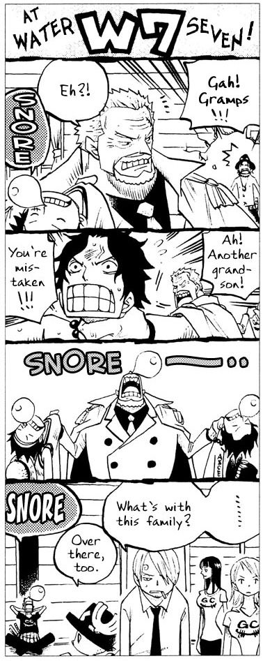 Pretty sure this will happen if Ace went to Water 7 One Piece Garp, Zolu One Piece, Whitebeard One Piece, Ace Luffy, One Piece Crossover, Ace Sabo Luffy, One Piece Episodes, Ace And Luffy, Watch One Piece