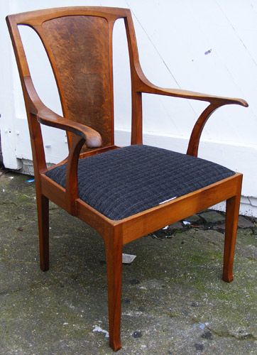 Carver Chair by Edward Barnsley Furniture History, Carver Chair, Chair Ideas, Furniture Ideas, Furniture Design, Dining Chairs, Arts And Crafts, History, Furniture