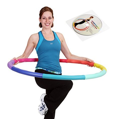 $45.60 >>> For more information, visit image link. (This is an affiliate link) #Sportandoutdoor Weighted Hula Hoop, Weighted Hula Hoops, Waist Trimmer, Consumer Insights, Workout Results, Hip Muscles, Yoga Equipment, Hula Hoop, Fitness Club