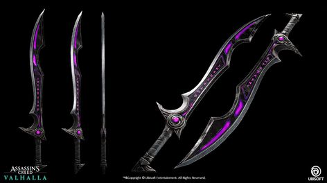 ArtStation - Assassins Creed Valhalla: Sorcerer's Sword (Divine Short Sword) Assassins Creed Valhalla, Ac Valhalla, Fantasy Blade, Predator Alien Art, Sea Creatures Art, Tactical Swords, Dragon Ball Wallpaper Iphone, Assassin's Creed Valhalla, Iron Man Art