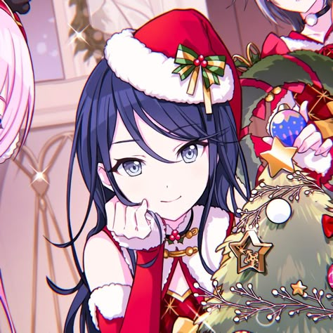 Strawberry Daifuku, Project Sekai Icons, Ichika Hoshino, Pjsk Icons, Christmas Pfp, Hatsune Miku Colorful Stage, Miku Colorful Stage, Project Sekai Colorful Stage, Christmas Icons