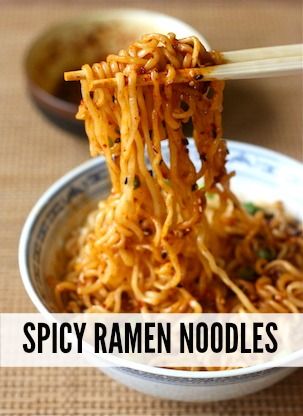 Ramen Noodles with Spicy Korean Chili Dressing | Season with Spice Spicy Ramen Noodle Recipes, Spicy Asian Noodles, Chili Dressing, Homemade Mushroom Soup, Ramen Noodle Recipes Easy, Spicy Ramen Noodles, Vietnamese Grilled Pork, Korean Chili, Korean Noodles