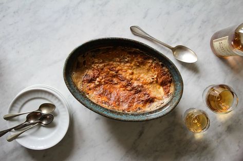 Teurgoule with Calvados: Normandy Rice Pudding | Our Modern Kitchen French Rice Pudding, French Pudding, Classic French Recipes, Gluten Free Pudding, Confit Garlic, Baked Rice Pudding, French Potatoes, Easiest Dessert, Most Popular Desserts