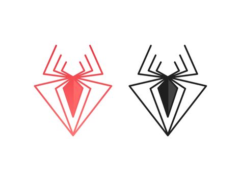 Spiders! by Nour Oumousse on Dribbble Spidersona Logo, Spider Logo Ideas, Spidersona Reference, Spider Sona Poses, Spider Logo Design, Spidersona Design, Spider Symbol, Spiderman Symbol, Spiderman Oc