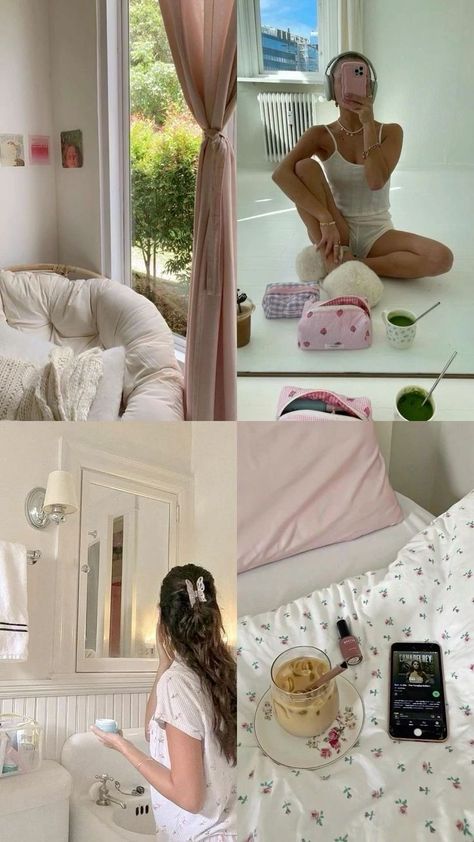 Pink White Aesthetic, Clean Girl Vibes, Soft Life Era, A Soft Life, Girl Therapy, Pink Lifestyle, Soft Life, Rich Girl Lifestyle, Vision Board Inspiration