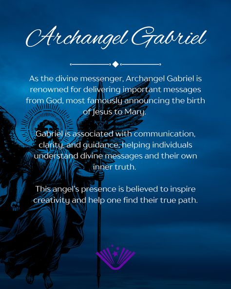 Archangel Gabriel - the divine messenger ✉️

#angel #archangel #archangelgabriel #messenger #heaven Archangel Gabriel Supernatural, Arch Angel Gabriel, Gabriel Archangel, Archangel Azrael, Aura Reading, Online Psychic, Divine Protection, Angel Gabriel, Archangel Gabriel