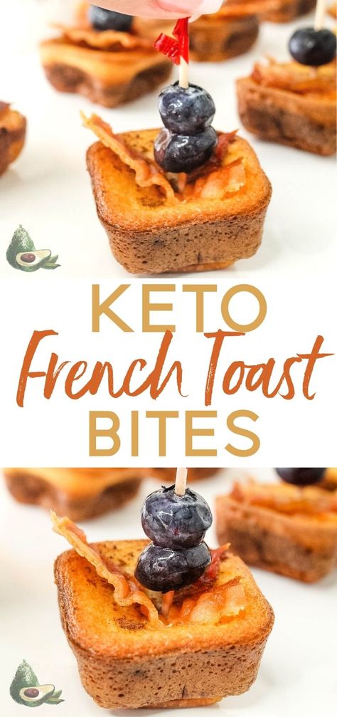 Keto Pancake Bites, Keto Breakfast Bites, Keto French Toast Muffins, French Toast Bites Recipe, Keto 2023, Keto French Toast, Keto Brunch, French Toast Bites, Easy Low Carb Snacks