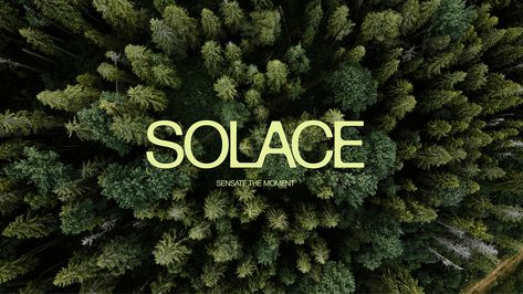 Solace — Tennessee Glamping Brand Identity Tennessee Glamping, Wilderness Retreat, Camp Brand, Communication Design, Scenic Landscape, Corporate Identity, Visual Identity, Glamping, Brand Identity