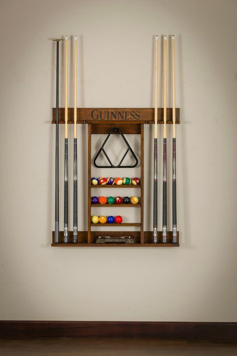 Billiards Room Decor, Billiards Bar, Snooker Room, Pool Table Room, Pool Table Accessories, Cue Rack, Game Room Basement, Table Room, Billiard Accessories