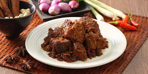 Welcome to Mengulek Blog: RECIPE MAKES DRIED BEEF RENDANG Rendang Daging, Beef Rendang, Dried Beef, West Sumatra, Buka Puasa, Padang, Meat Dishes, Meatballs, Meat