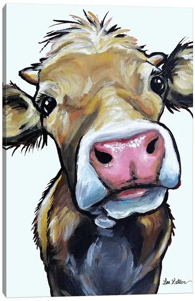 Canvas Cow Print, Farm Animal Paintings, Cow Art Print, Cow Canvas, Cow Painting, Cow Art, Cow Print, Animal Paintings, Framed Canvas Art