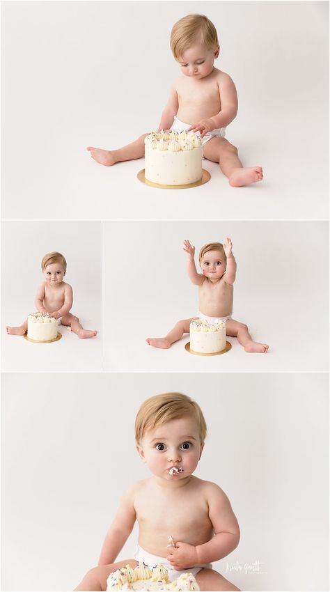 1 Year Cake Smash — Krista Gantt Photography Studio Cake Smash, 1 Year Cake Smash, Gray Cake, 1 Year Cake, 1st Year Cake, Gummy Smile, Big Brown Eyes, Happy Birthday Baby, Birthday Inspo