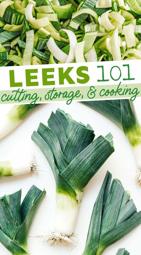 #Farm-to-CupCoffees Leeks Recipe Healthy, Leek Recipes Side Dishes, How To Cook Leeks, Leeks Recipe, Roasted Leeks, Leek Recipes, Learning How To Cook, Healthy Budget, Knife Skills