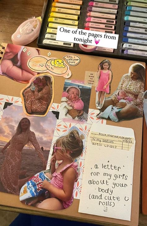 Picture Book Scrapbook, Self Scrapbook Ideas, Scrapbook For Daughter Ideas, Mother Scrapbook Ideas, Growing Up Scrapbook Ideas, Nanny Scrapbook Ideas, Autobiography Scrapbook Ideas, Scrapbook Ideas With Pictures, Creative Memories Scrapbooking Ideas