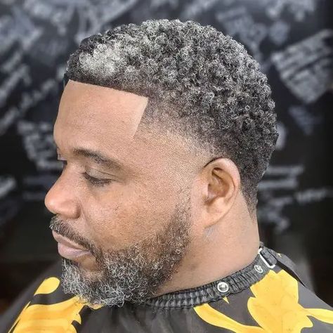 Top 17 Black Men's Short Fade Hairstyles 2024: Trendy Cuts for a Stylish Year Ahead Grey Hair Black Man, Black Men Beard Styles, Stylish Mens Haircuts, Men's Cuts, Undercut Fade, Black Hair Cuts, Clipper Cut, Black Men Beards, Beard Fade