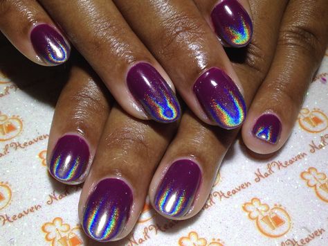 Cat Eye Nail, Designs Nail, Cat Eye Nails, Pedicures, Nail Color, Purple Nails, Barbados, Nail Design, Nail Art Designs