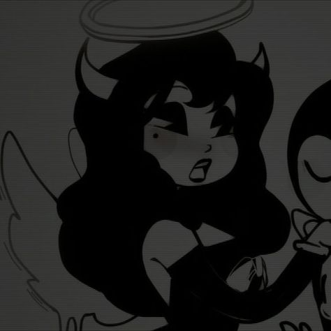 ꐑꐑ⌗ ✰ Ａ 🄻 Ｉƈ e! 【2/2】⊹ ᨘ໑ in 2022 | Dark grunge aesthetic, Cute couple drawings, Alice angel Bendy Pfp Icon, Batim Icons, Matching Icons Discord, Dark Grunge Aesthetic, Iphone Cartoon, Alice Angel, Dark Grunge, Angel Aesthetic, Icons Pfp