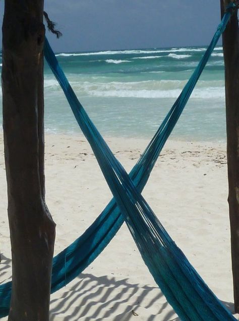 Hammocks Stand Alone Hammock, Fashion Competition, Just Relax, Hammock, Shades Of Blue, Outdoor Space, Camping, Favorite Places, Outdoor Furniture