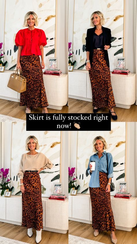 Women's Maxi Slip Skirt - A New … curated on LTK Leopard Print Maxi Skirt Outfit, Printed Maxi Skirt Outfit, Maxi Slip Skirt, Animal Print Maxi Skirt, Print Maxi Skirt, Maxi Skirt Outfits, Leopard Print Skirt, Slip Skirt, Skirt Outfit