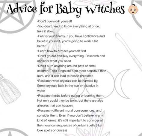 Witch Basics Notes, Witch Essentials List, Witchcraft Notes For Beginners, Types Of Spells Witchcraft, Beginner Wicca, Witch Journal Ideas, Witchcraft Tips, Witchcraft Spells For Beginners, Witch Rituals