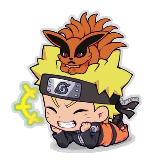 Naruto And Kurama Cute, Naruto Characters Chibi, Naruto Chibi Characters, Kyuubi Naruto, Chibi Naruto Characters, Naruto Keychain, Chibi Naruto, Me Template, Naruto Kurama