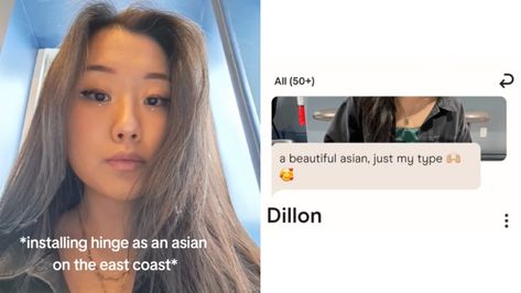 An Asian American woman has gone viral on TikTok after showing her experience being fetishized on the dating app Hinge.  Uploaded by TikTok user Katie (@katiednos) on Sunday, the short 13-second clip shows a series of screenshots summarizing her experience “installing Hinge as an Asian on the East Coast.” The first photo of Katie’s Hinge profile consists of a profile picture and a prompt.  The post An Asian American woman’s experience on Hinge goes viral for the wrong reasons appeared first o... Hinge Profile, Viral On Tiktok, Female Profile, Dating App, American Woman, Asian American, American Women, First Photo, East Coast