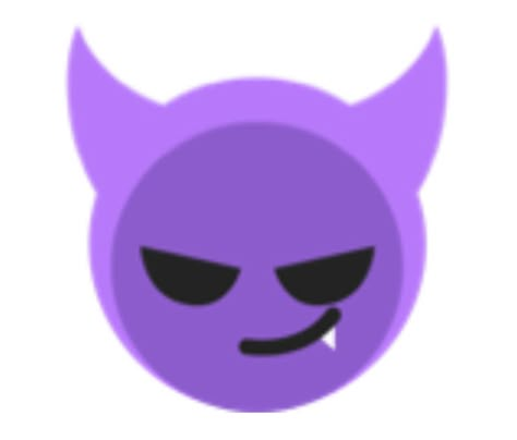 Wicked Emoji, Crazy Emoji Face, Cutie Emojis, Demon Emoji, Tik Tok Emojis, Tt Emoji, Tiktok Stickers, Tiktok Emoji, Devil Emoji