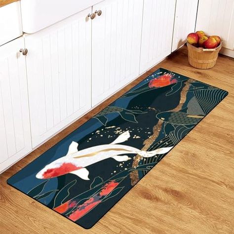 Japanese Rug, Room Addition, Runner Carpet, Room Additions, Kitchen Rugs, Koi Fish, Kitchen Mat, Bath Rug, Floor Mat