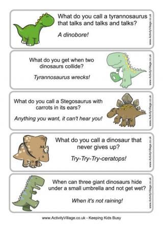 Dinosaur Joke Bookmarks 3 Dinosaur Jokes, Camping Jokes, Kid Jokes, Kids Jokes, Lunchbox Jokes, Dinosaurs Preschool, Funny Riddles, Dinosaur Activities, Funny Jokes For Kids