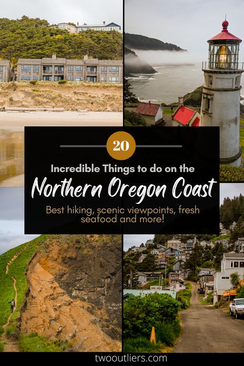 27 incredible things to do on the northern Oregon Coast North Oregon Coast, Northern Oregon Coast, Pnw Roadtrip, Neskowin Oregon, Oregon Coast Hikes, Canon Beach Oregon, Oregon Coast Roadtrip, Portland Oregon Travel, Northern Oregon