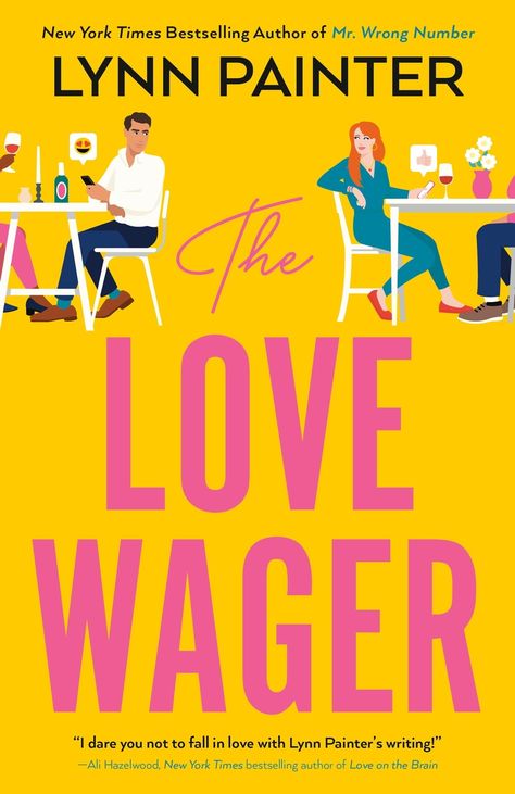 The Love Wager, Mr Wrong Number, Mr Wrong, 2023 Books, Lynn Painter, Book Clubs, Wrong Number, New Haircut, New Apartment