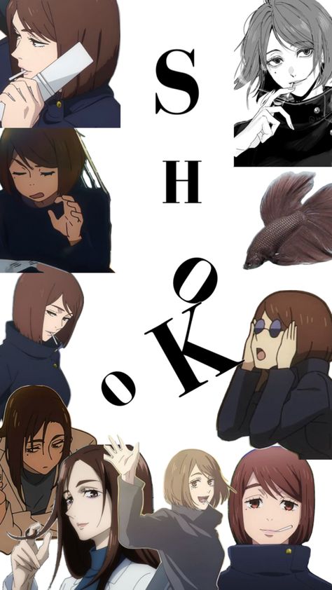 Shoko wallpaper for all you little anime freaks like me 🥺👈👉 Shoko Wallpaper, Jujutsu, Anime Wallpaper, Phone Wallpaper, Anime Art, Iphone Wallpaper, Fan Art, Anime, Art