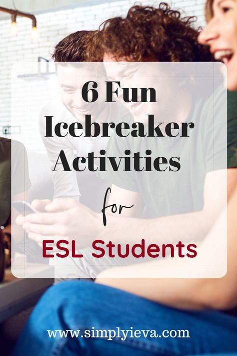 Are you looking for some icebreaker activities to help you start the new school year? Icebreakers are perfect to build rapport and a sense of community in your classroom and while there are tons of icebreakers online, it is important to know that not all of them may be suitable for ESL students. Check out my list of things to keep in mind when choosing an icebreaker for your ESL classroom as well as activities perfect for your ESL students. Icebreakers For Elementary Students, Esl Getting To Know You Activities, Esl Ice Breaker Games, Icebreakers For High School Students, Introduction Games Icebreakers, High School Ice Breakers Getting To Know, Newcomer Esl Activities Middle School, Esol Activities, Esl Classroom Decor